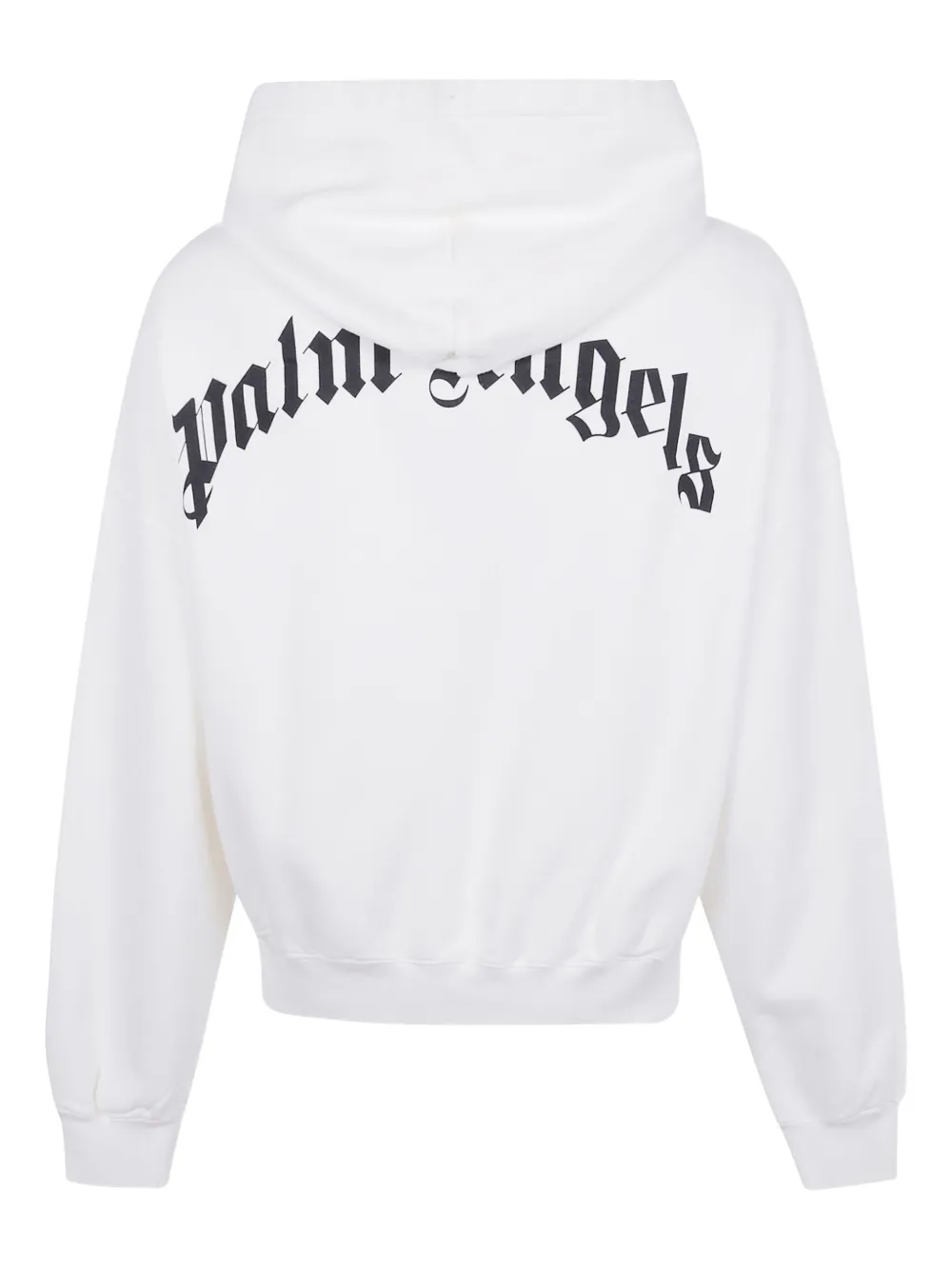 Palm Angels Katoenen hoodie met logoprint Beige