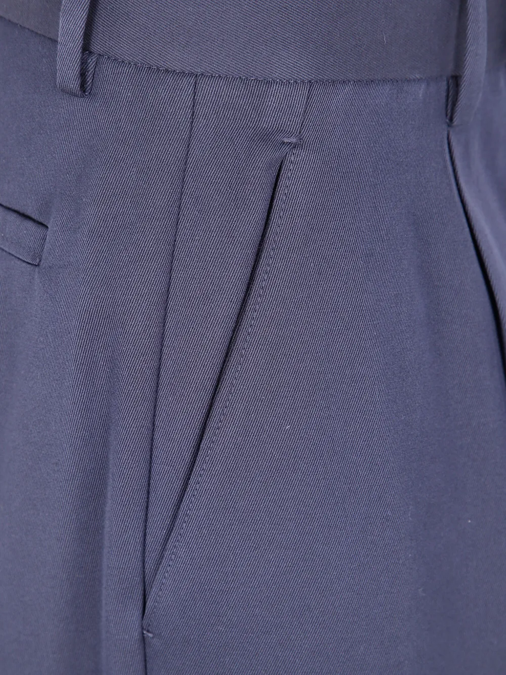 Zegna Straight plooibroek Blauw