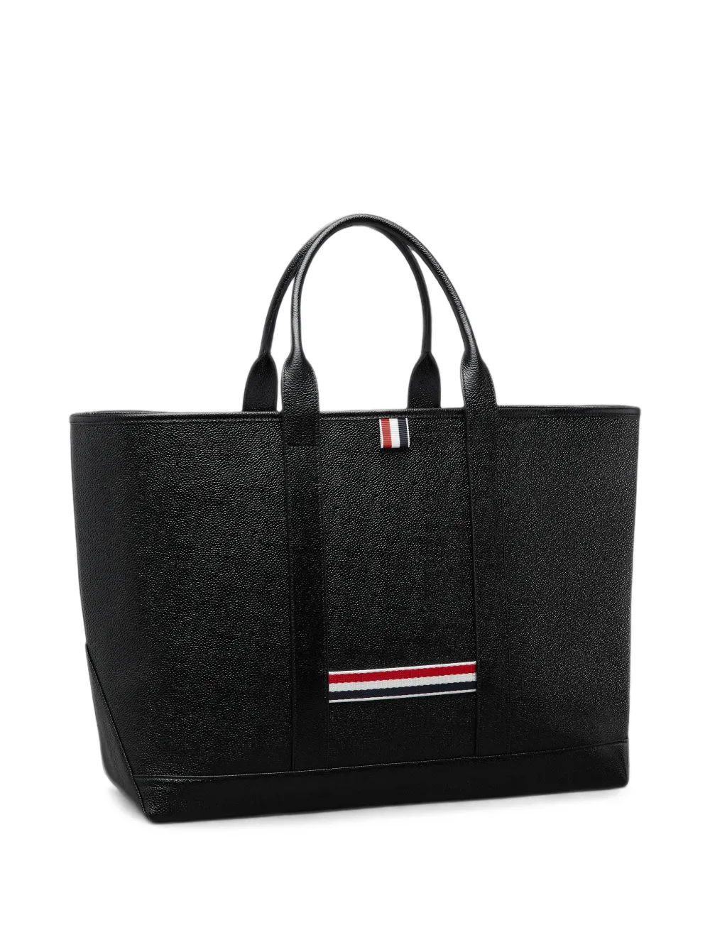 Thom Browne Tool medium kalfsleren shopper Zwart