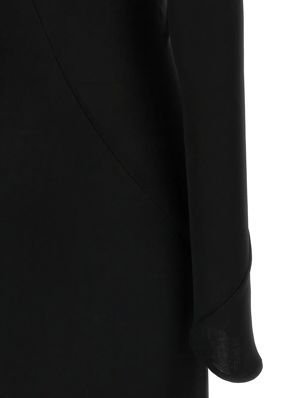 The Attico Maxi-jurk met veters Zwart