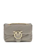 PINKO quilted birds shoulder bag - Grey