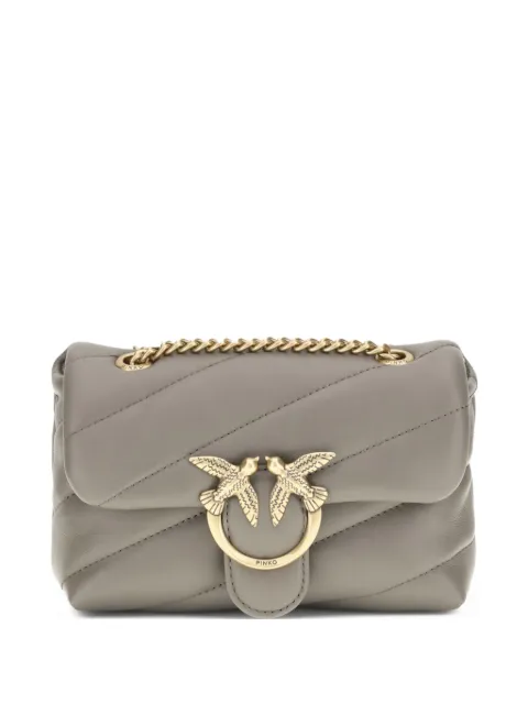 PINKO quilted birds shoulder bag