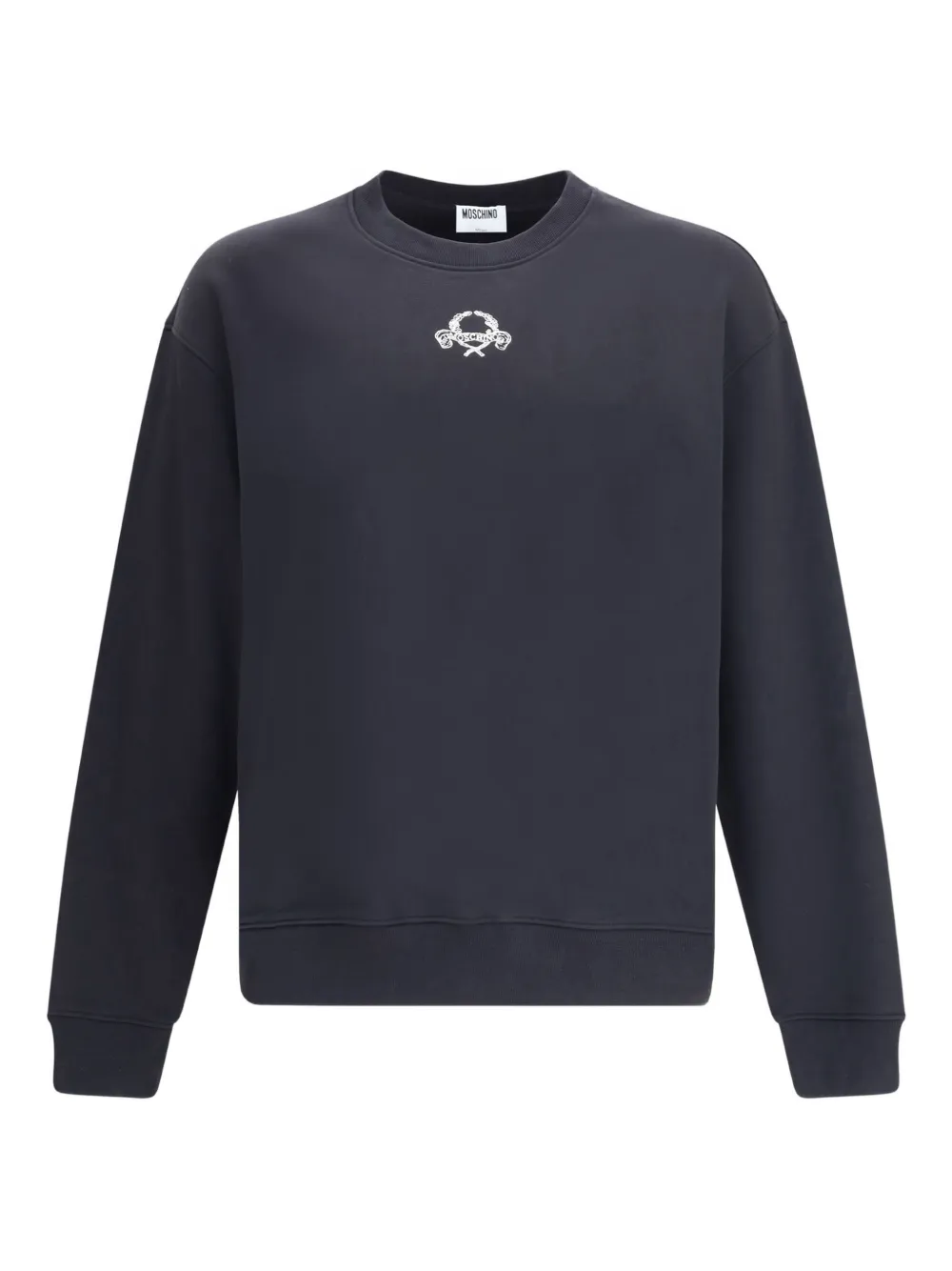 logo-embroidered sweatshirt