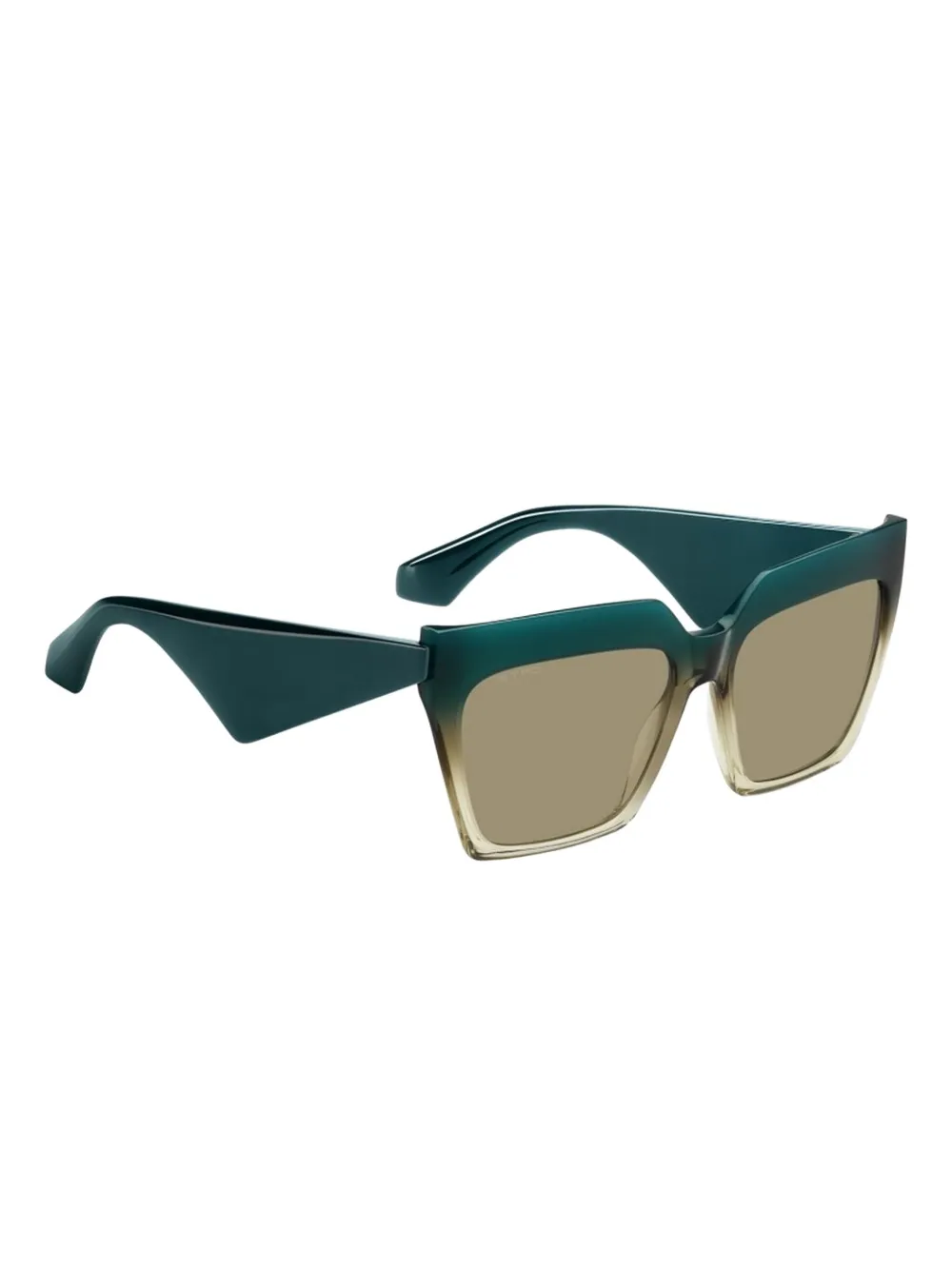 ETRO geometric sunglasses - Groen