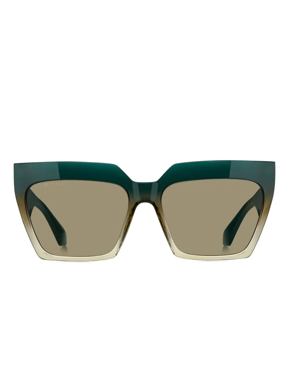 ETRO geometric sunglasses - Verde
