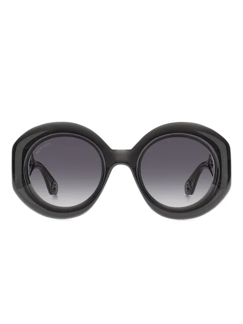 ETRO 페이즐리 장식 라운드 프레임 선글라스