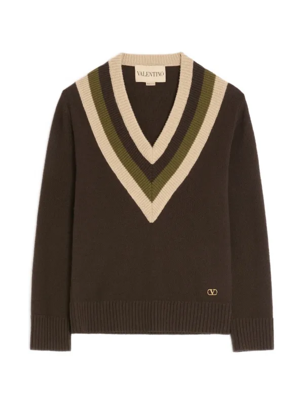 Valentino Garavani ウール セーター | ブラウン | FARFETCH JP