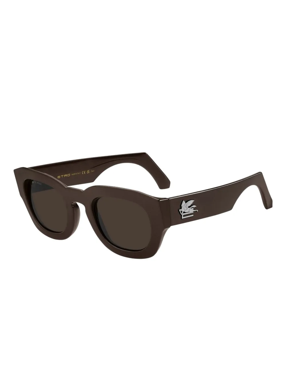 ETRO logo-embellished square sunglasses Bruin
