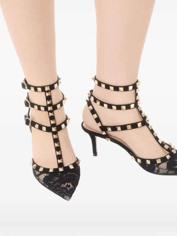 Valentino Garavani ロックスタッズ 65mm パンプス | ブラック