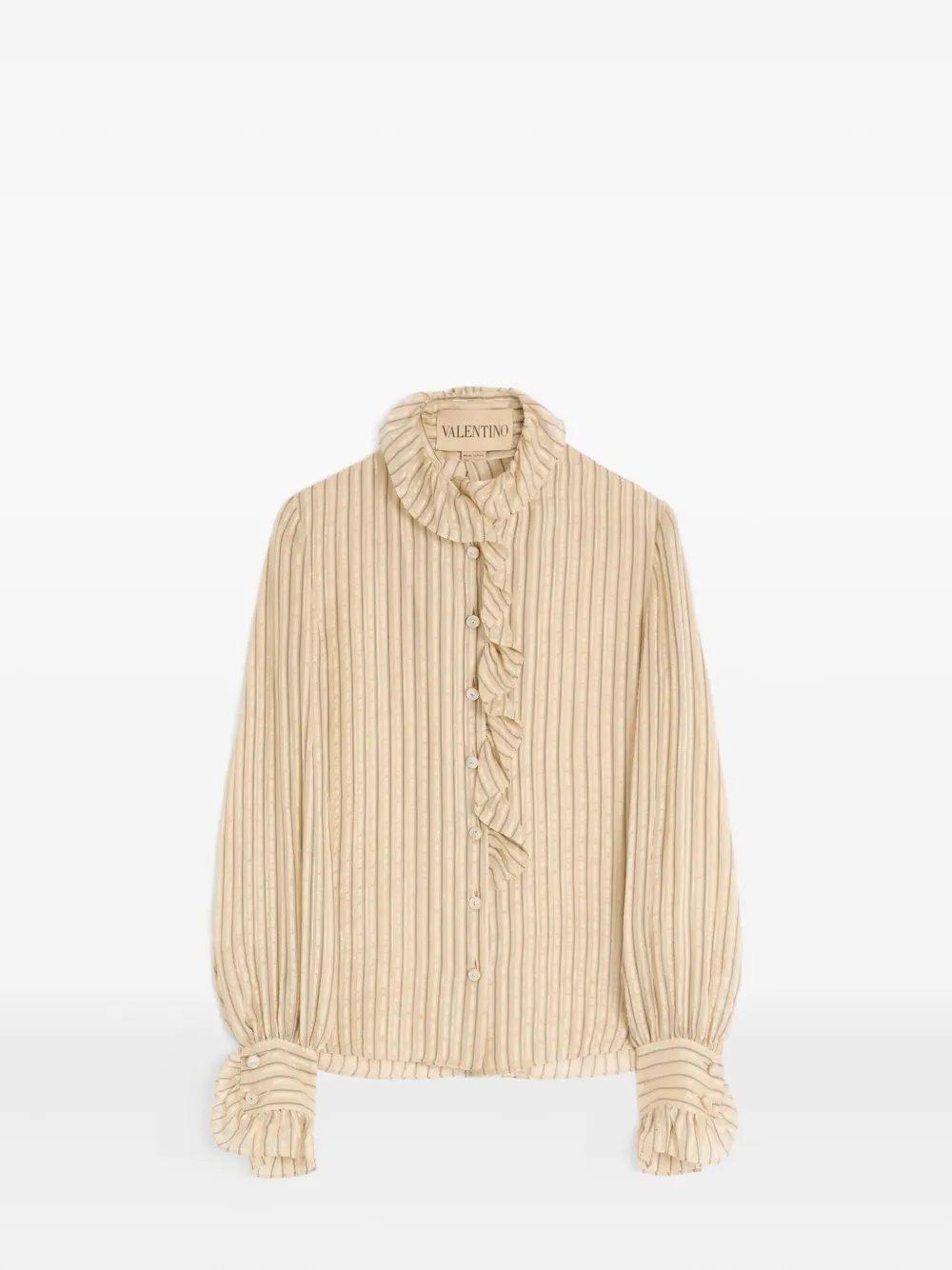 Valentino Garavani Camicia a righe - Toni neutri