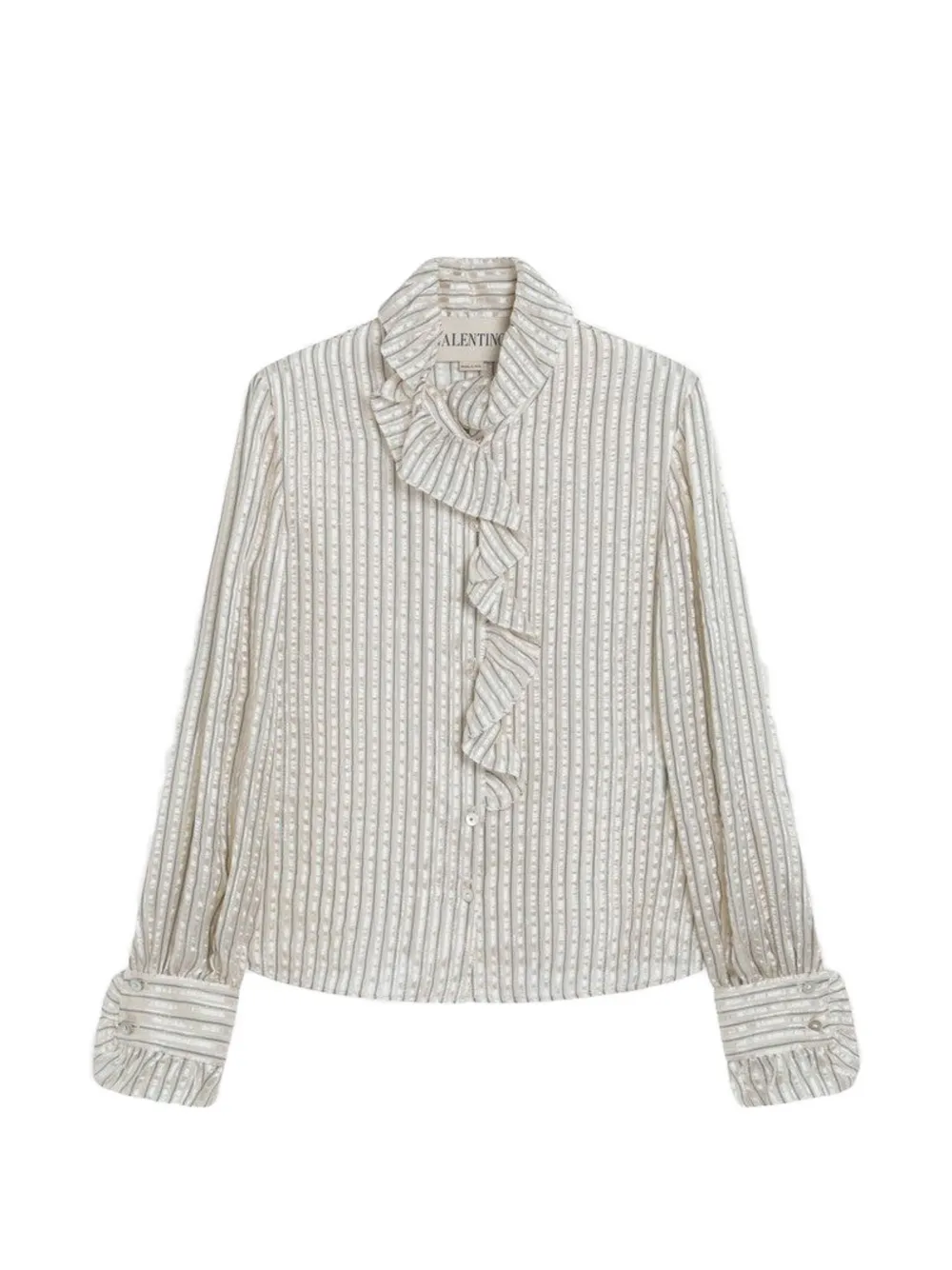 Valentino Garavani Gestreiftes Hemd - Nude