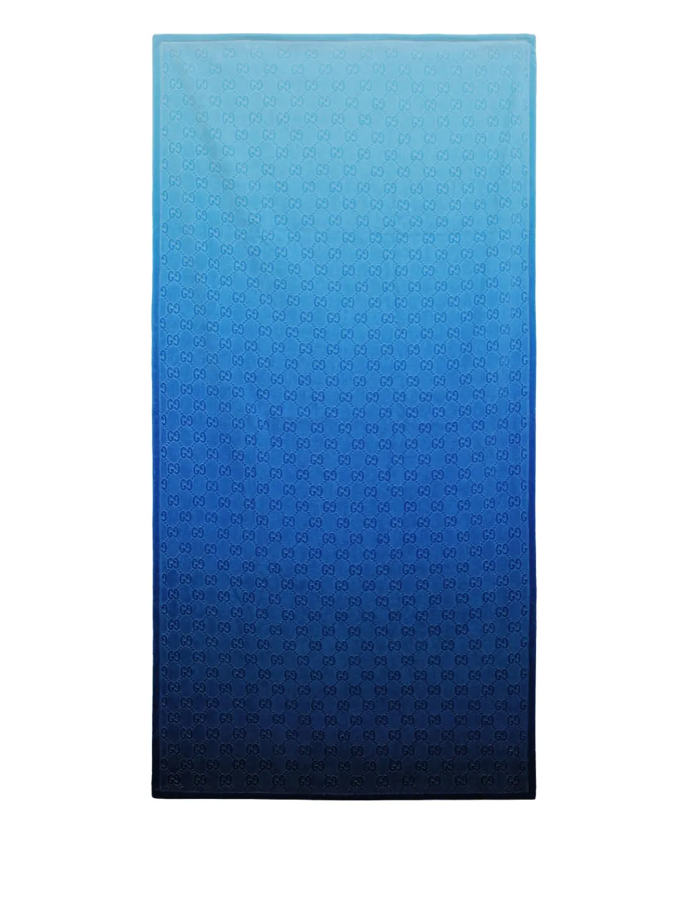 Gucci GG-motif towel - ブルー Gucci GG-motif towel - ブルー