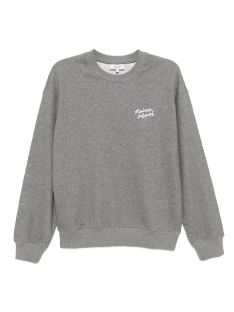 Maison Kitsuné handwriting sweatshirt