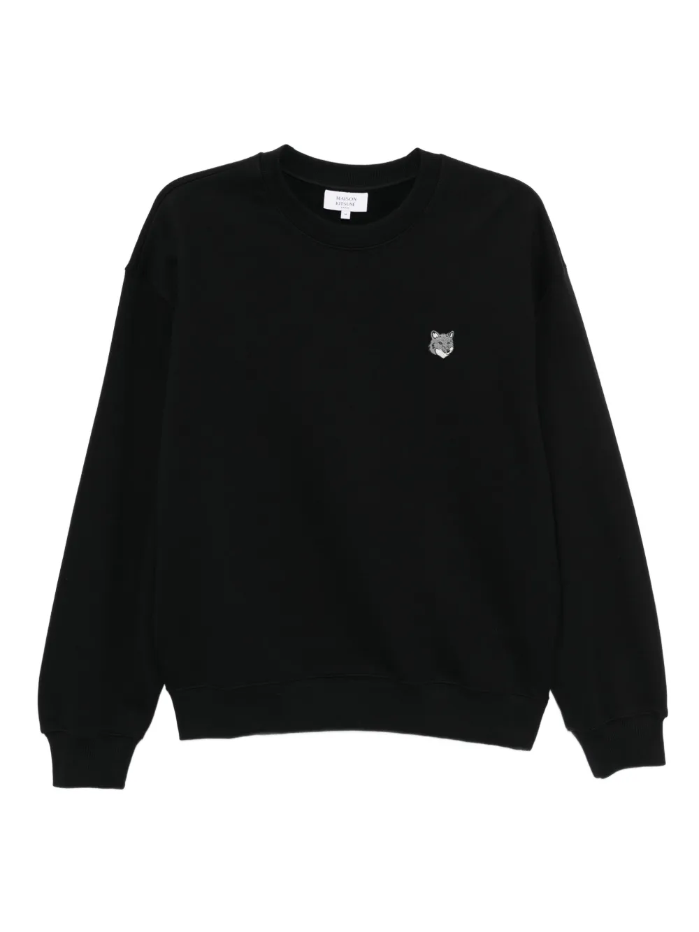 Maison Kitsuné フォックスヘッド スウェットシャツ - ブラック Maison Kitsuné フォックスヘッド スウェットシャツ - ブラック