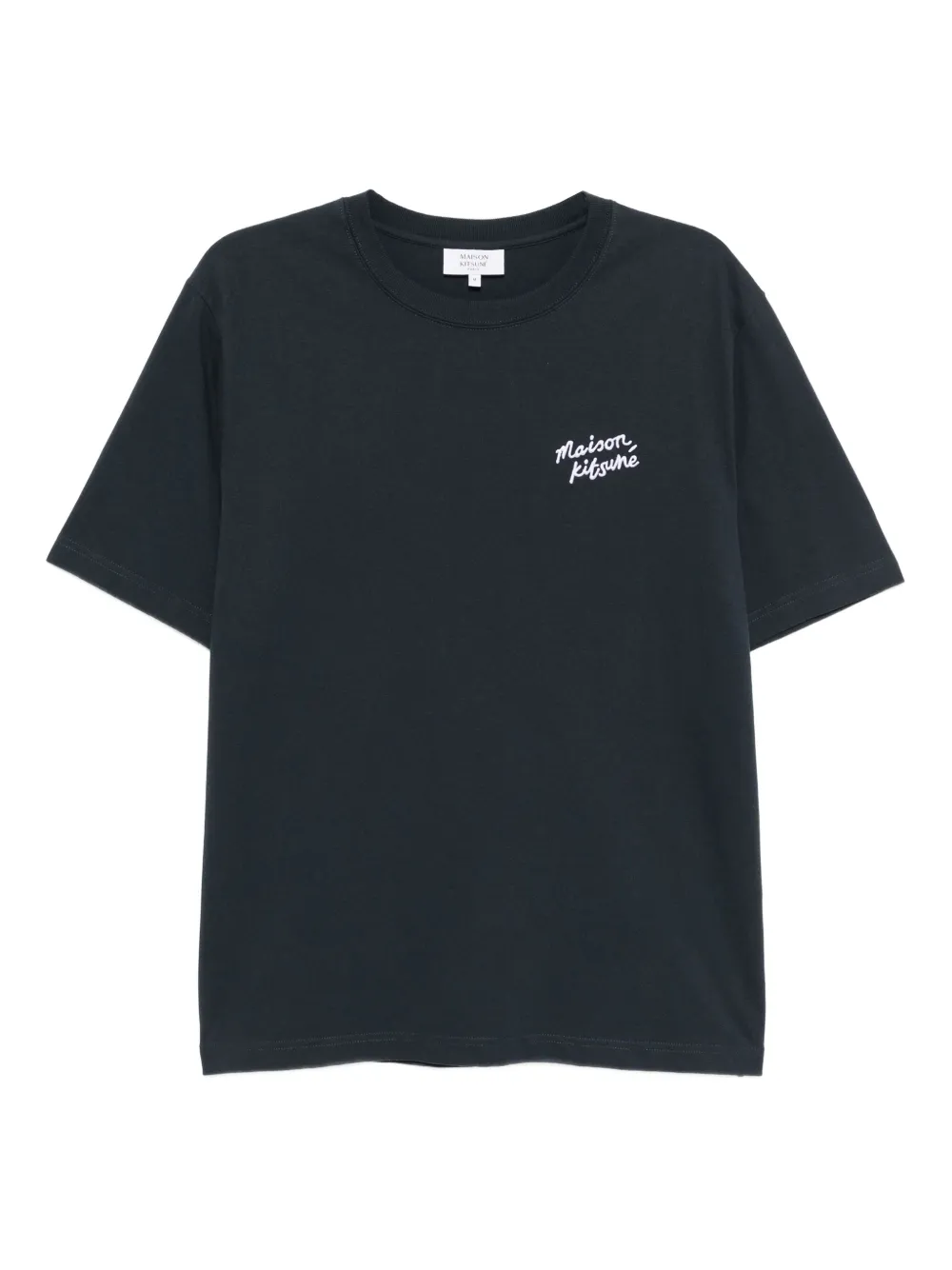 Maison Kitsuné T-shirt met print Blauw