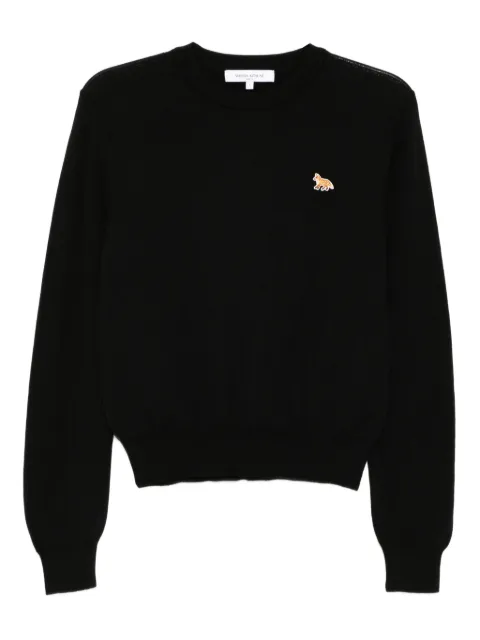Maison Kitsuné pull à logo brodé