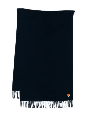 小物 MAISON KITSUNE JACQUARD SCARF MAISON KITSUNÉ BOLD FOX HEAD DOUBLE FACE SCARF – mou by