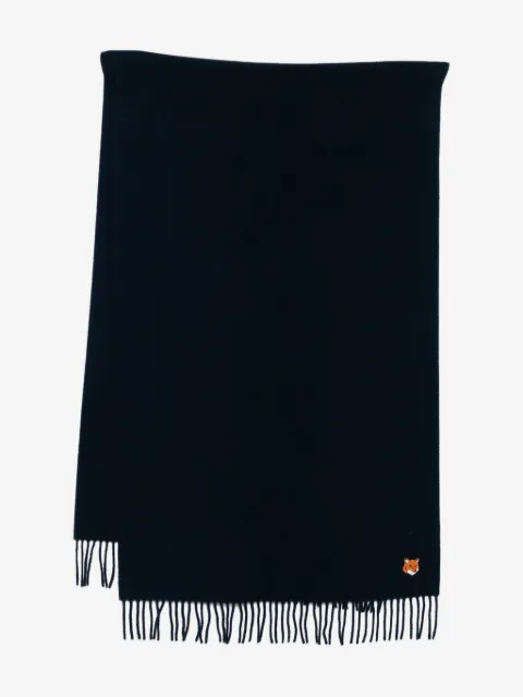Maison Kitsuné écharpe à logo brodé