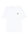 Maison Kitsuné fox-head patch T-shirt - White