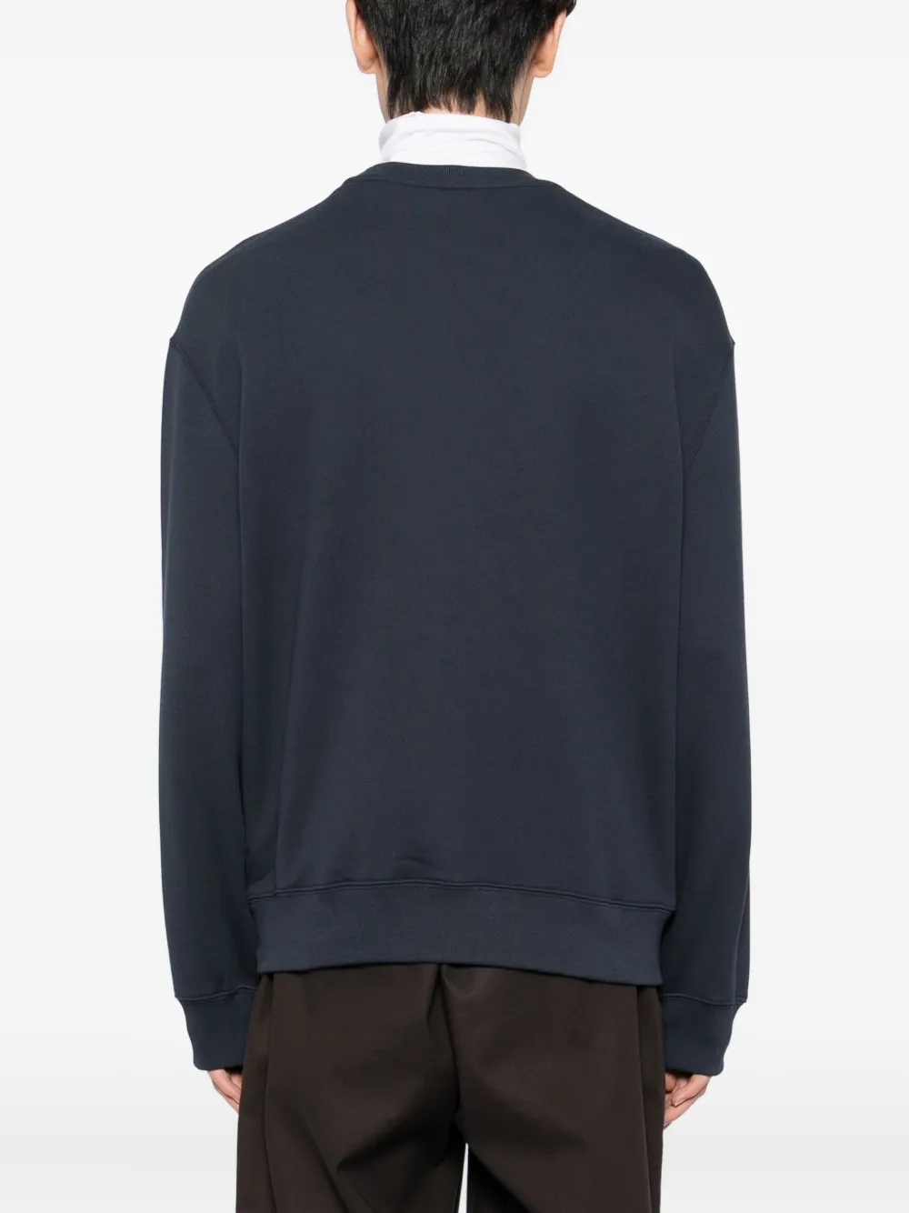 Maison Kitsuné Maison Kitsune Handwriting Comfort Sweatshirt In Blue