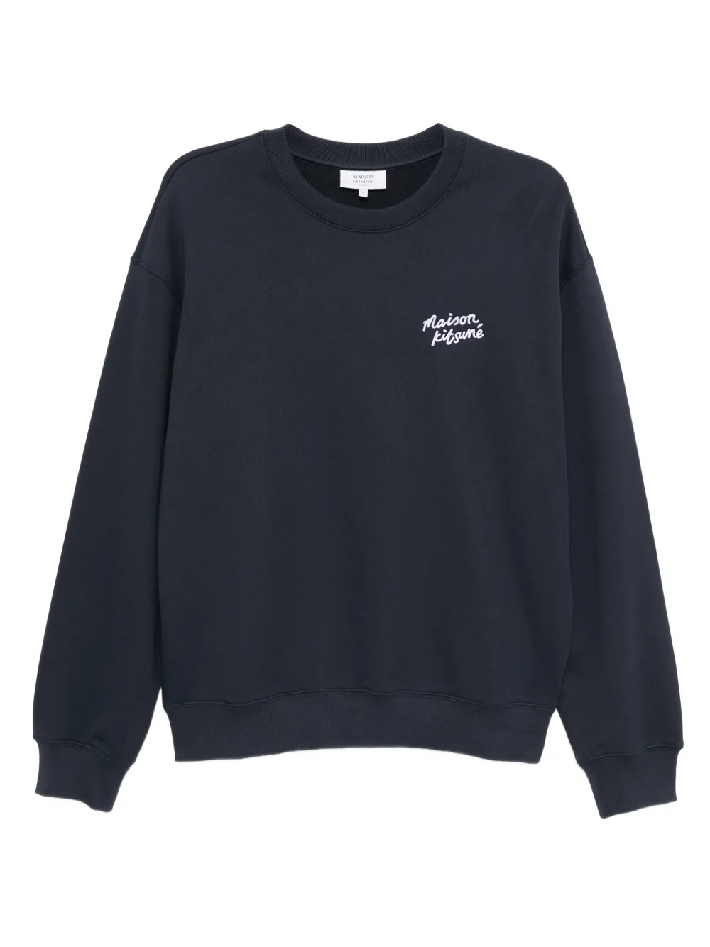 Maison Kitsuné handwriting sweatshirt | Blue | Image 1