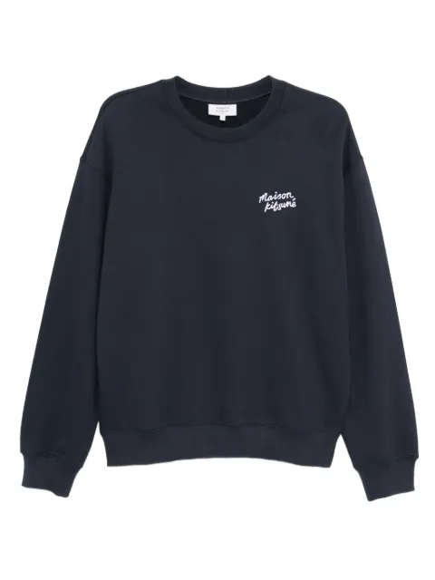 Maison Kitsuné handwriting sweatshirt