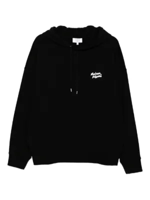 MM6 Maison Margiela Numeric Logo Hoodie | Black | FARFETCH RO