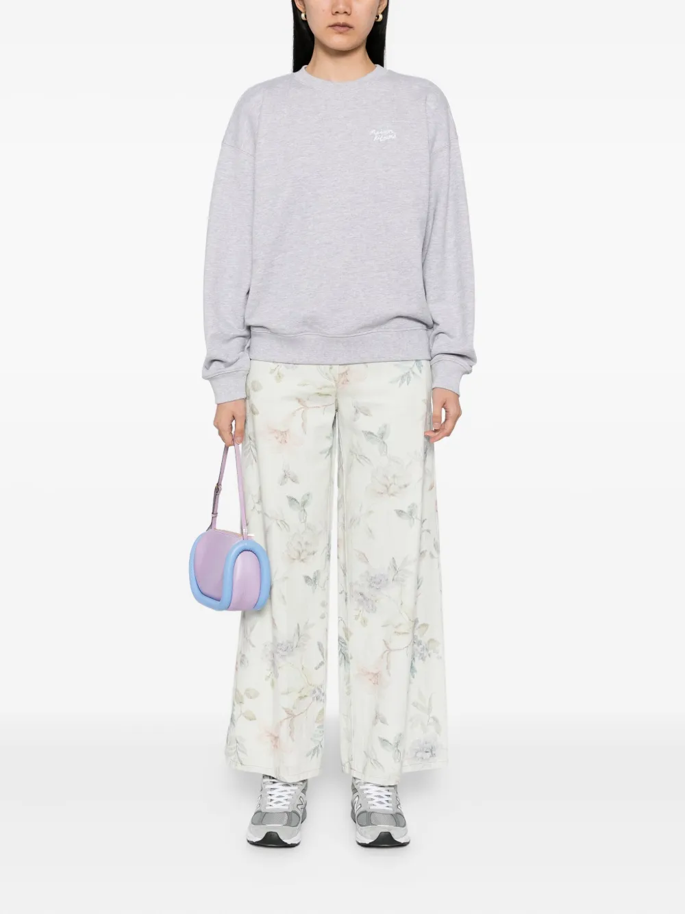 Maison Kitsuné Handwriting Embroidered sweatshirt | Sweaters | Image 2