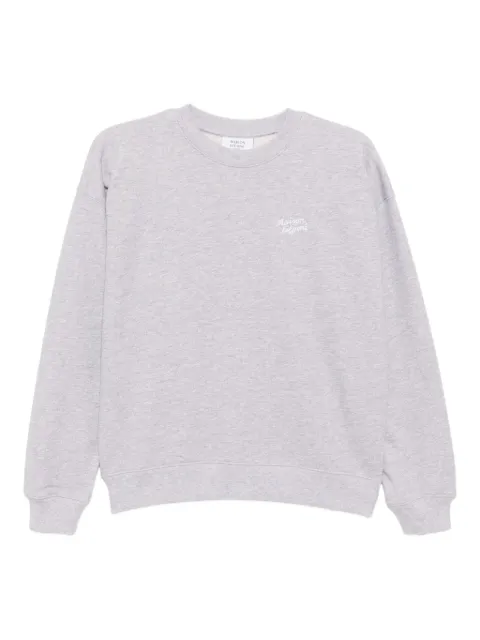 Maison Kitsuné Handwriting Embroidered sweatshirt