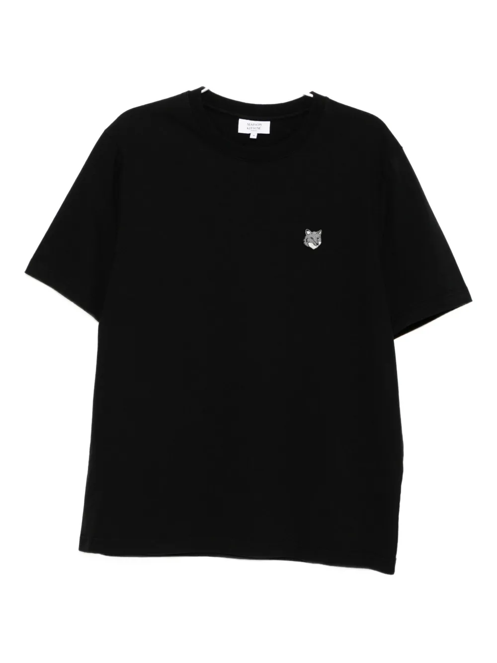 Maison Kitsuné T-shirt con applicazione Bold Fox Head - Nero