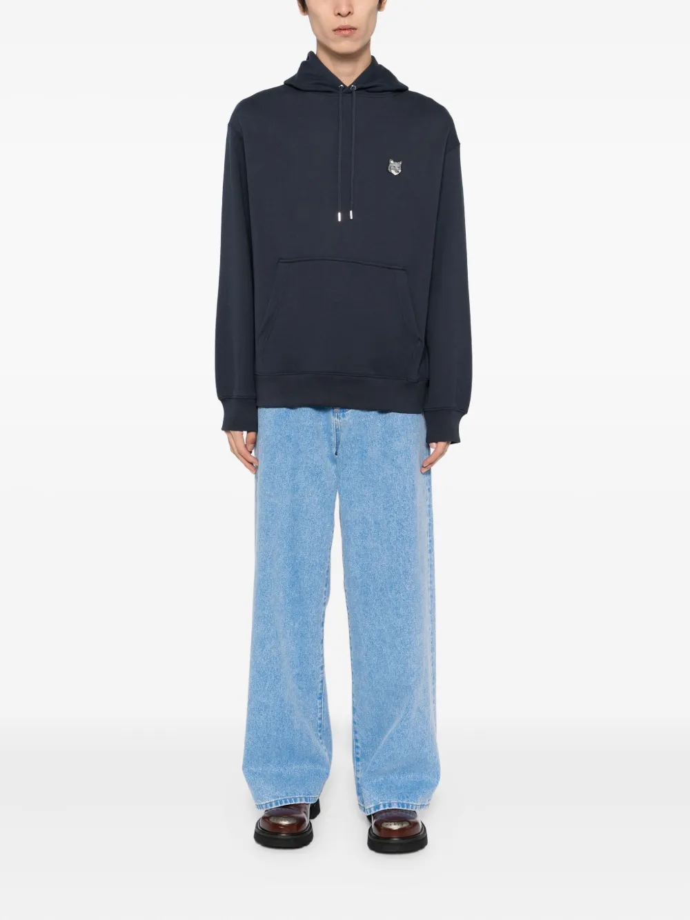 Maison Kitsuné embroidered-logo patch hoodies | Hoodies | Image 2