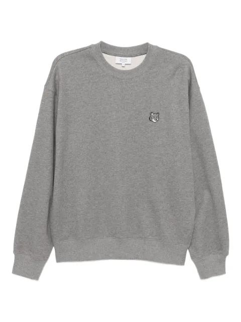 Maison Kitsuné bold fox head patch sweatshirt