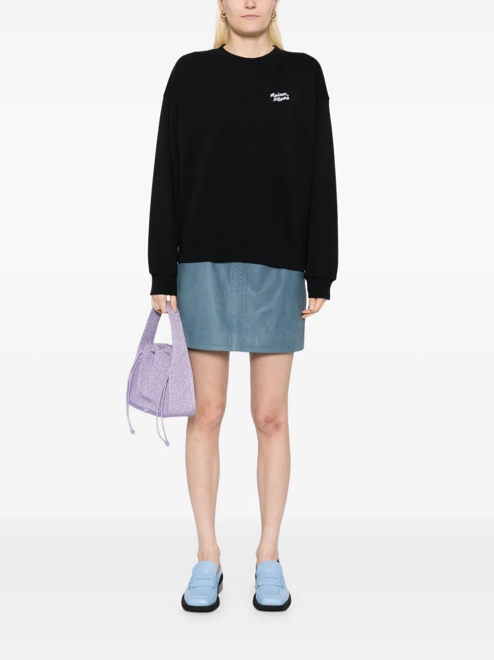 Maison Kitsuné embroidered-logo sweatshirt | Sweaters | Image 2