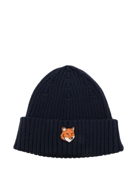 Maison Kitsuné 로고 패치 비니