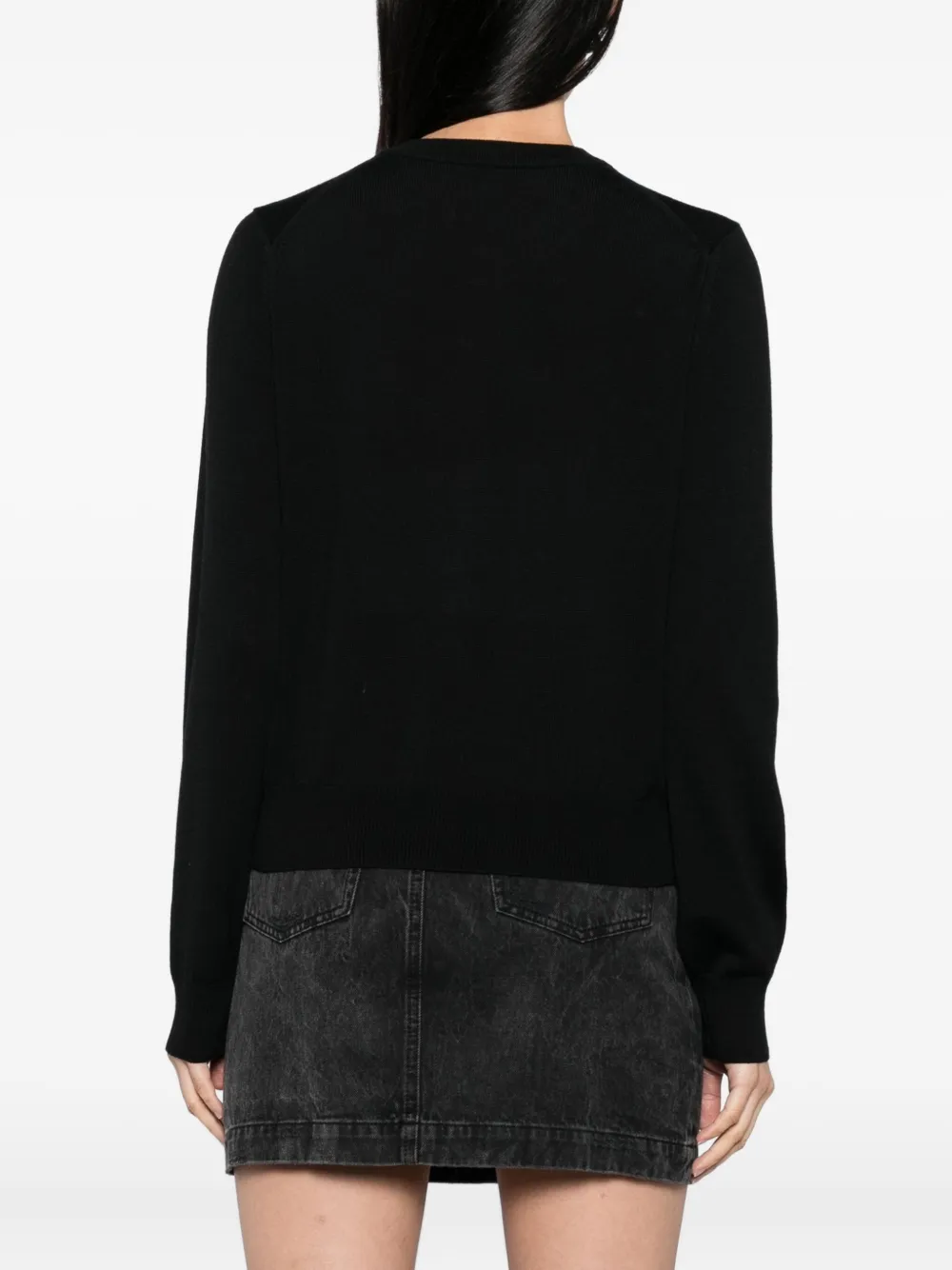 Maison Kitsuné Baby Fox Patch vest Zwart