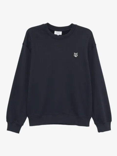 Maison Kitsuné embroidered-logo patch sweatshirt