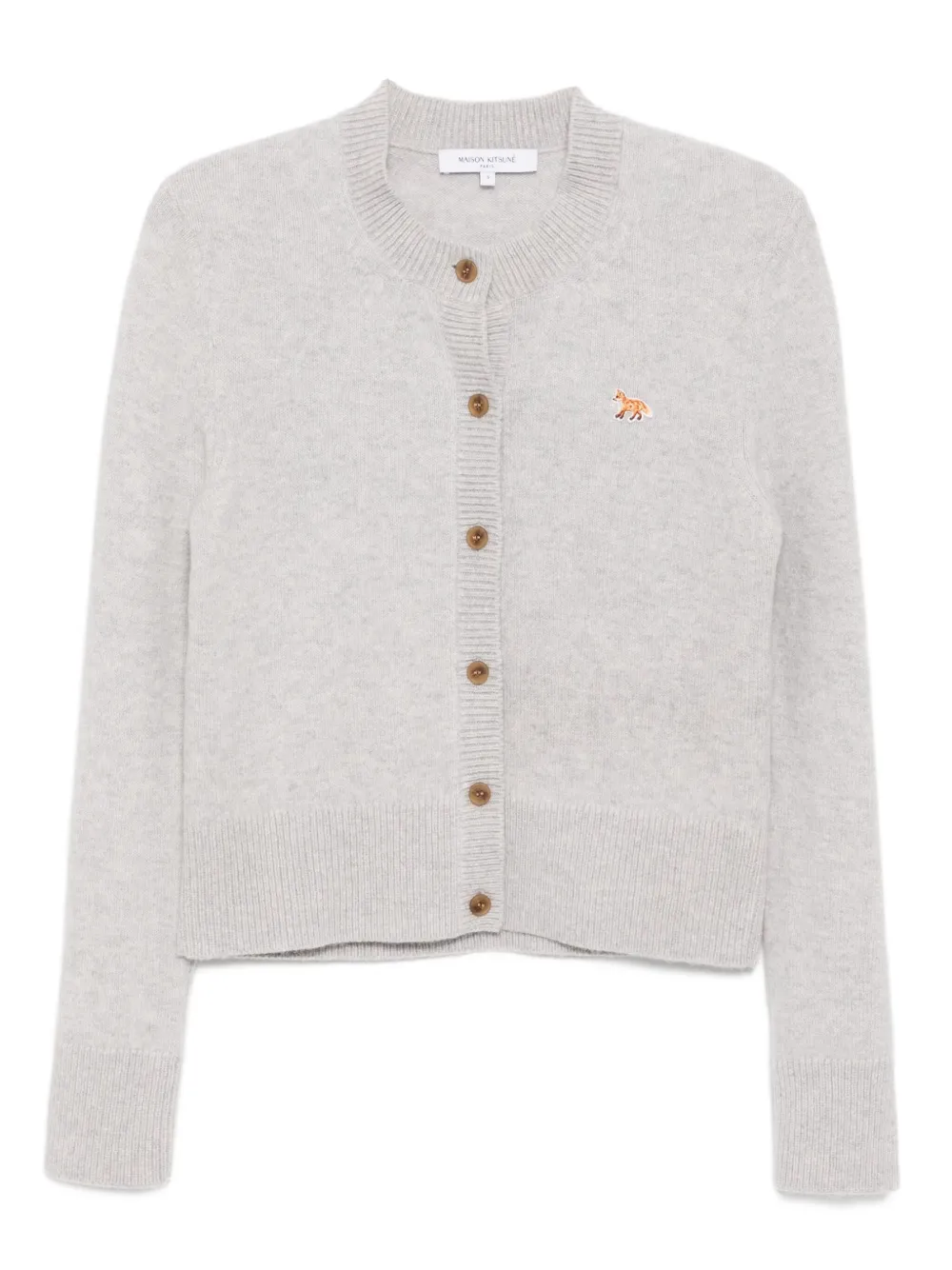 Maison Kitsuné Baby Fox Patch vest Grijs