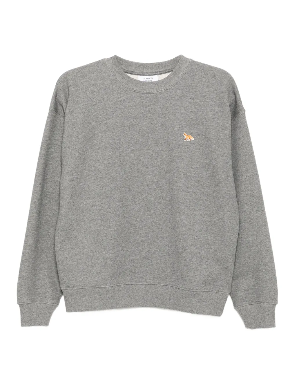 Maison Kitsuné embroidered-logo sweatshirt | Grey | Image 1