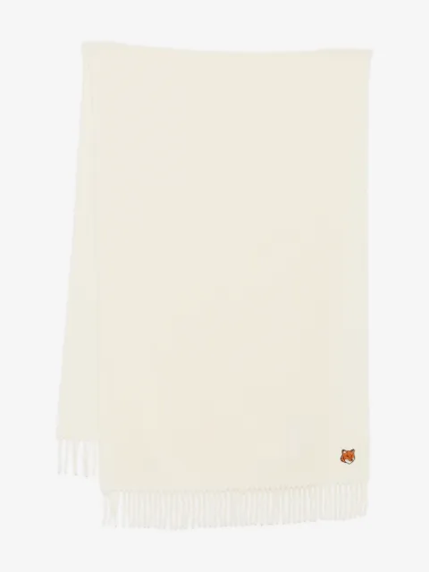 Maison Kitsuné écharpe à logo brodé