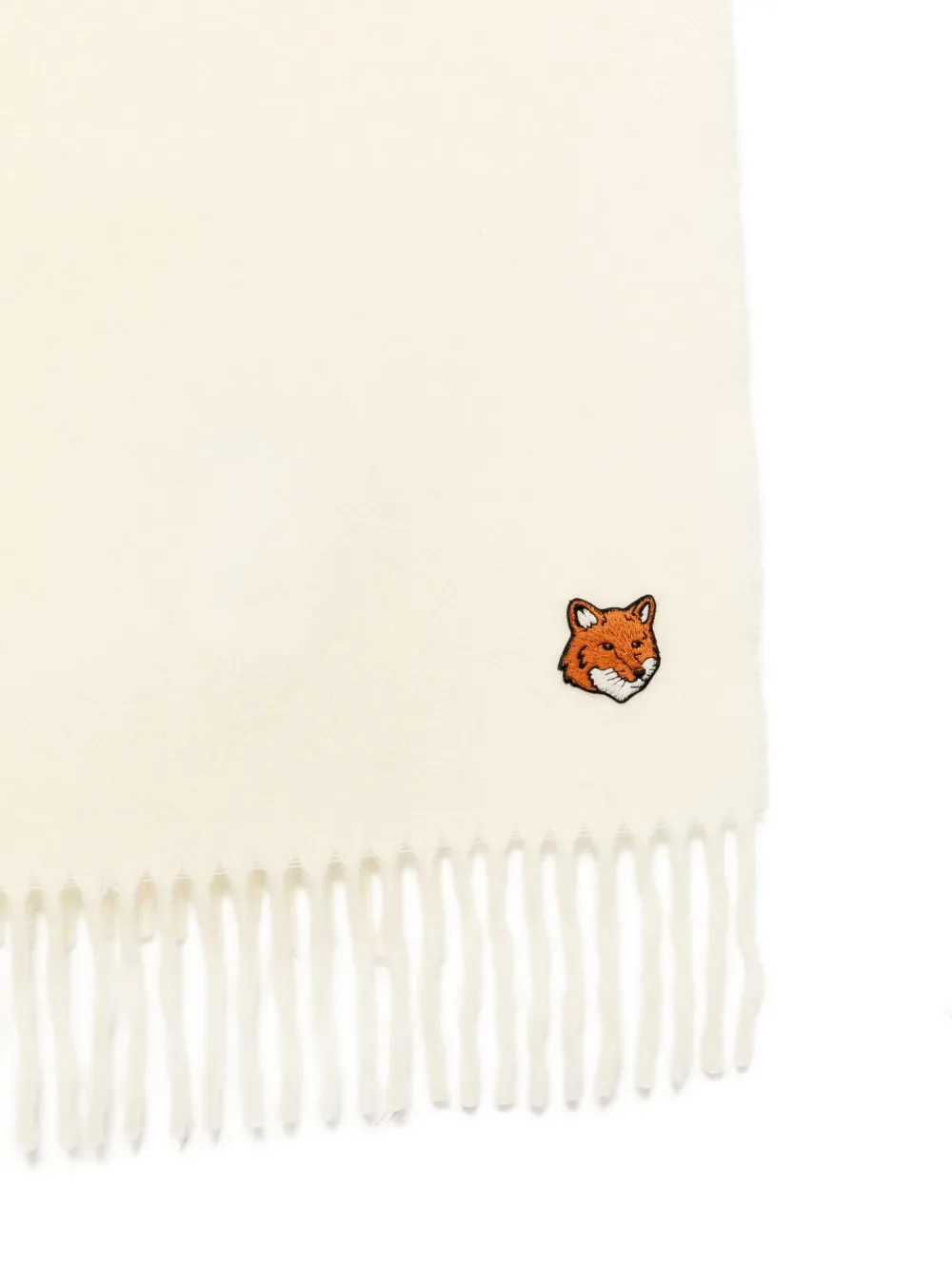 Maison Kitsuné embroidered-logo scarf | Women | Image 2