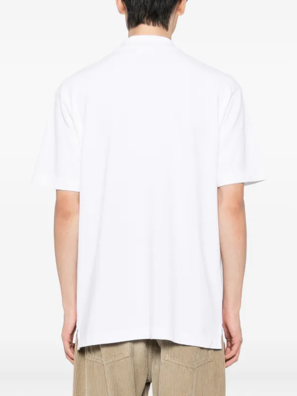 Maison Kitsuné フォックスパッチ ポロシャツ | ホワイト | FARFETCH JP