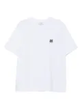 Maison Kitsuné bold fox head patch T-shirt - White