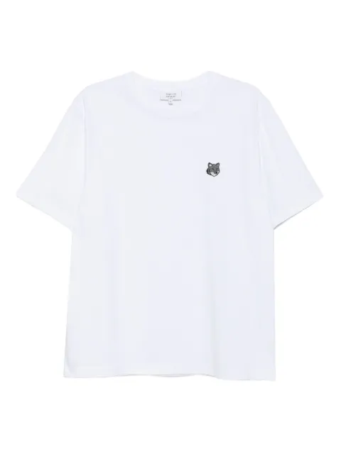 Maison Kitsuné bold fox head patch T-shirt