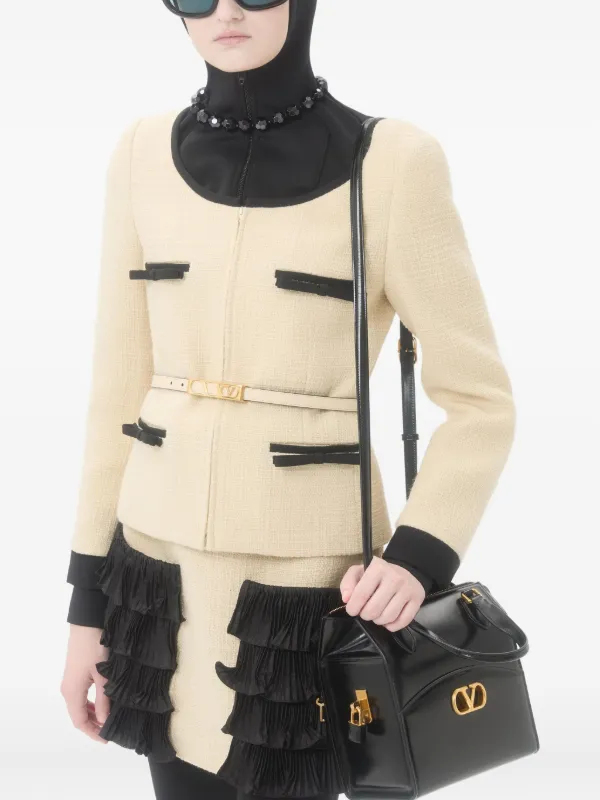 Valentino Garavani リボンディテール ツイードジャケット