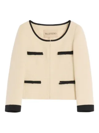 Valentino Garavani リボンディテール ツイードジャケット