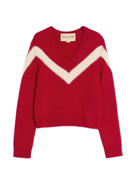 Valentino Garavani wool sweater with VLogo bow at the back