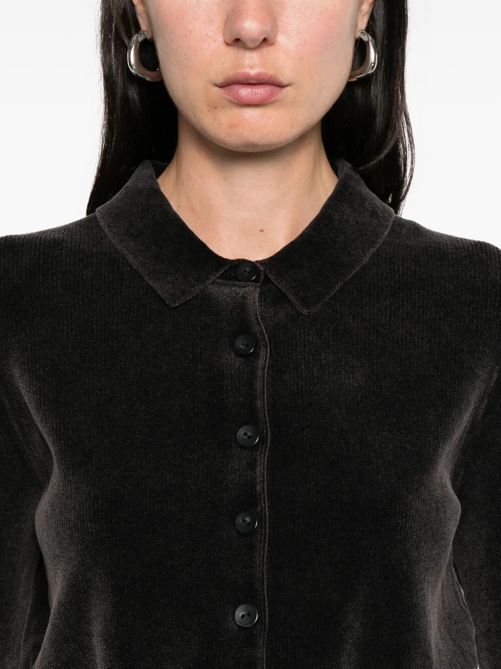 Alexander Wang collared cardigan Zwart