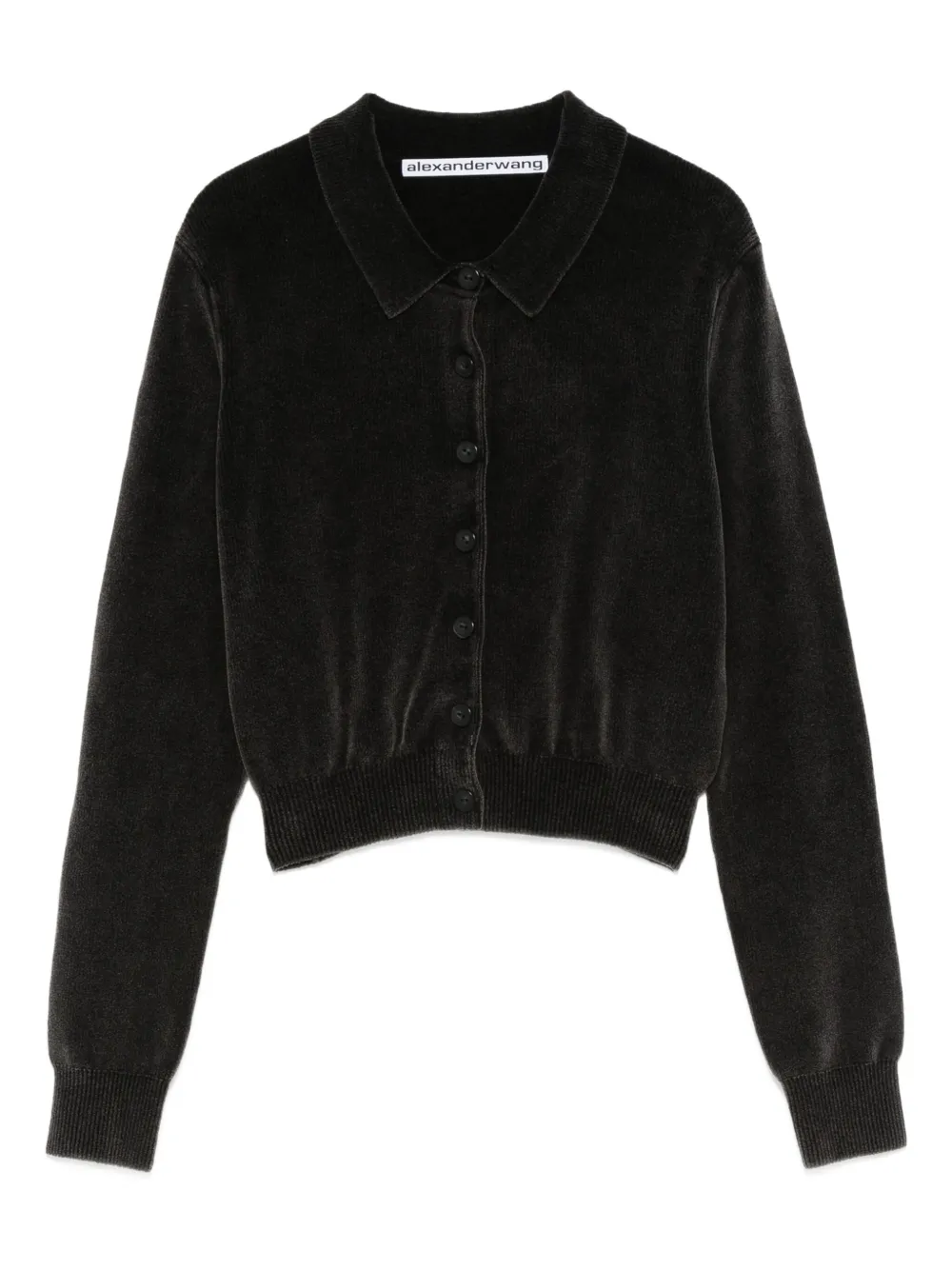 Alexander Wang collared cardigan Zwart