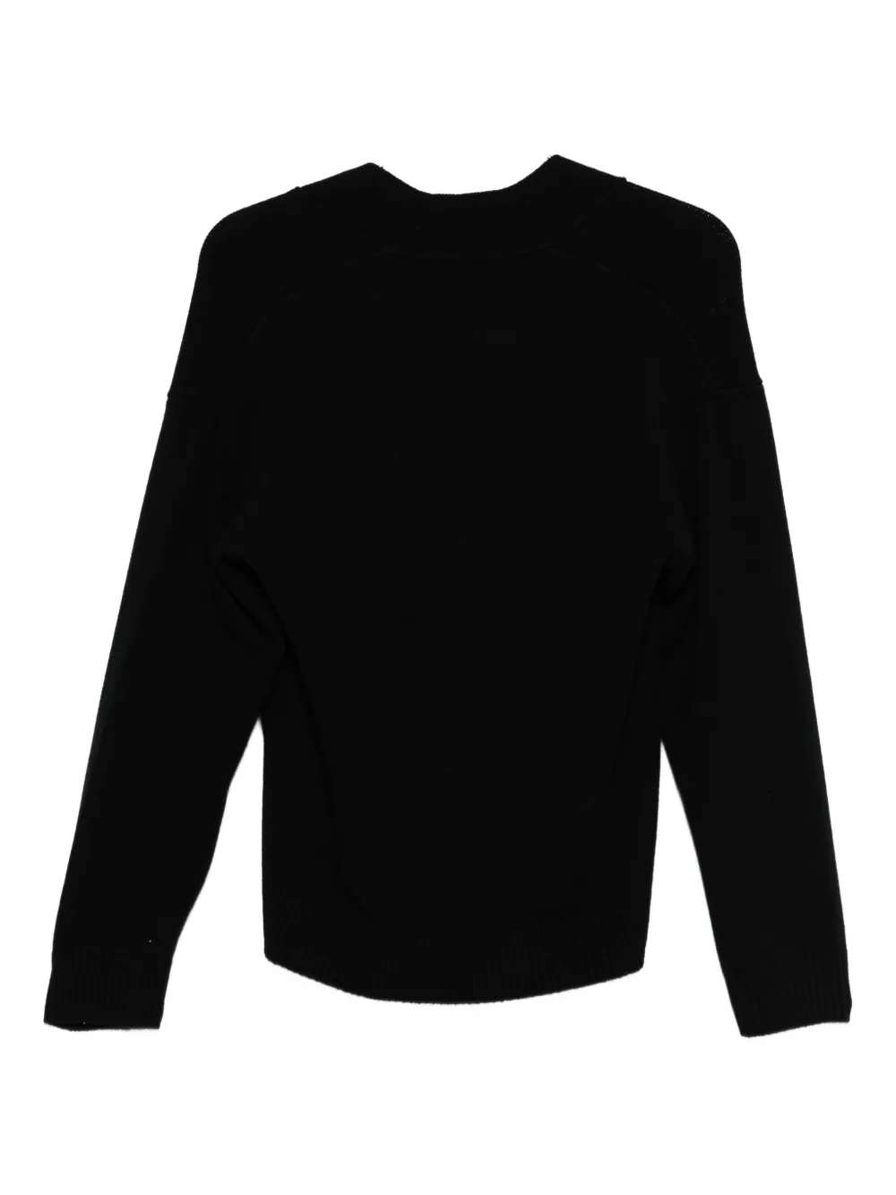 Seventy V-neck wool sweater Zwart