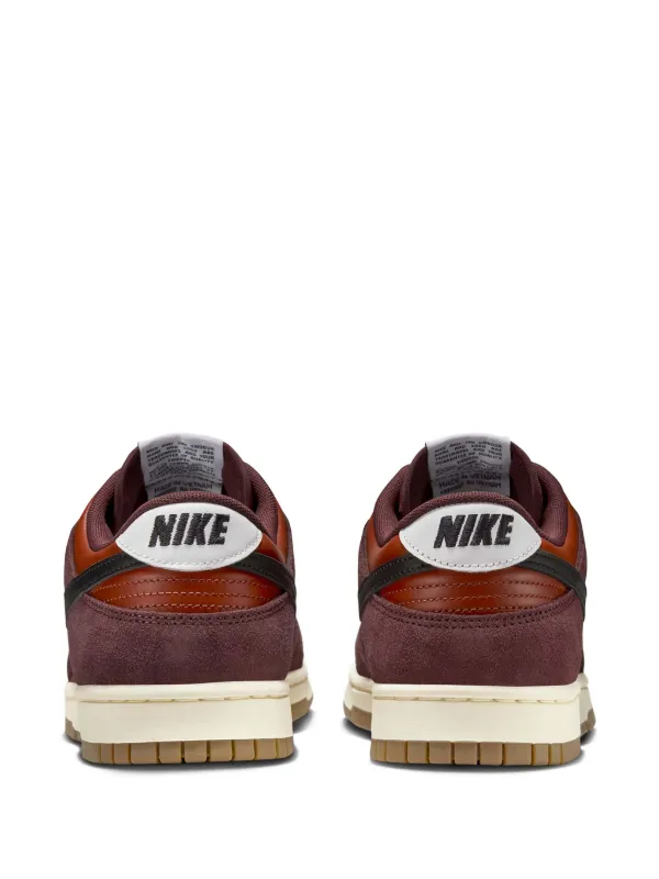 Nike Dunk Low Retro SE Leather Sneakers | Red | FARFETCH